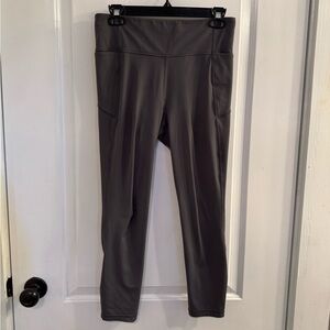 Lululemon Final Lap Crop *23" Dark Carbon